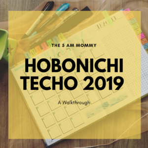 hobonichi techo 2019